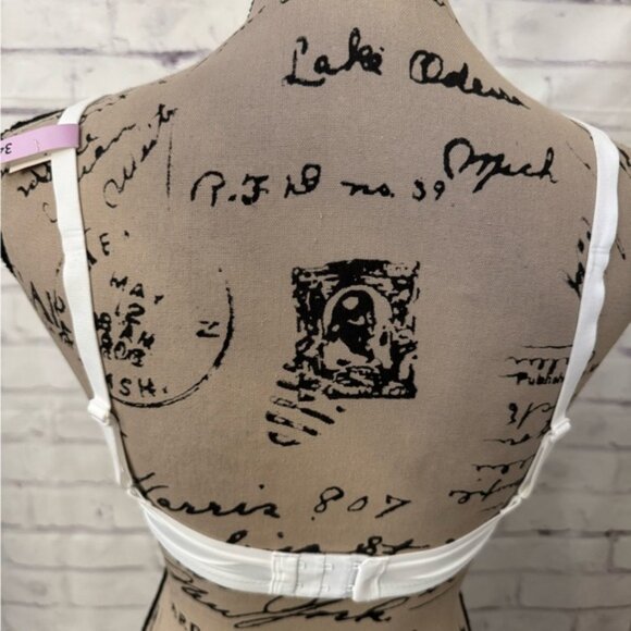 Maidenform Bra 34D Love The Lift Push Up And In‎ White Beige DM9900 New - Picture 4 of 9